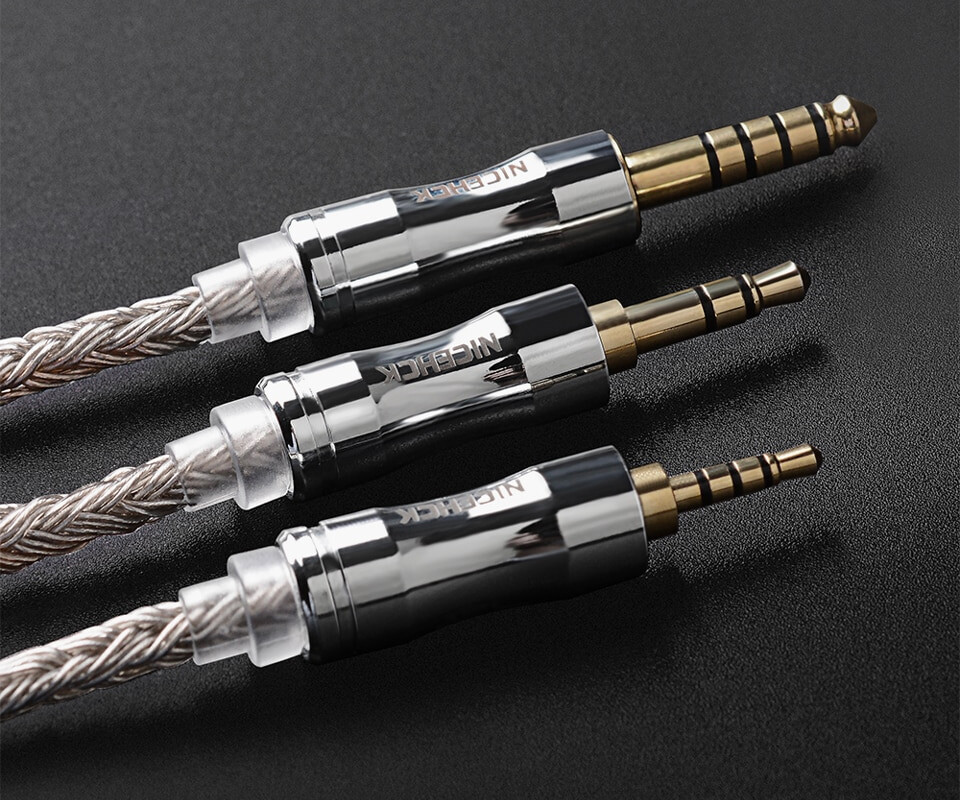 NICEHCK C24-1 / C24-3」24芯銀メッキ線 & 「C24-2」24芯銀 NICEHCK C24-1 / C24-3」24芯銀メッキ線 & 「C24-2」24芯銀