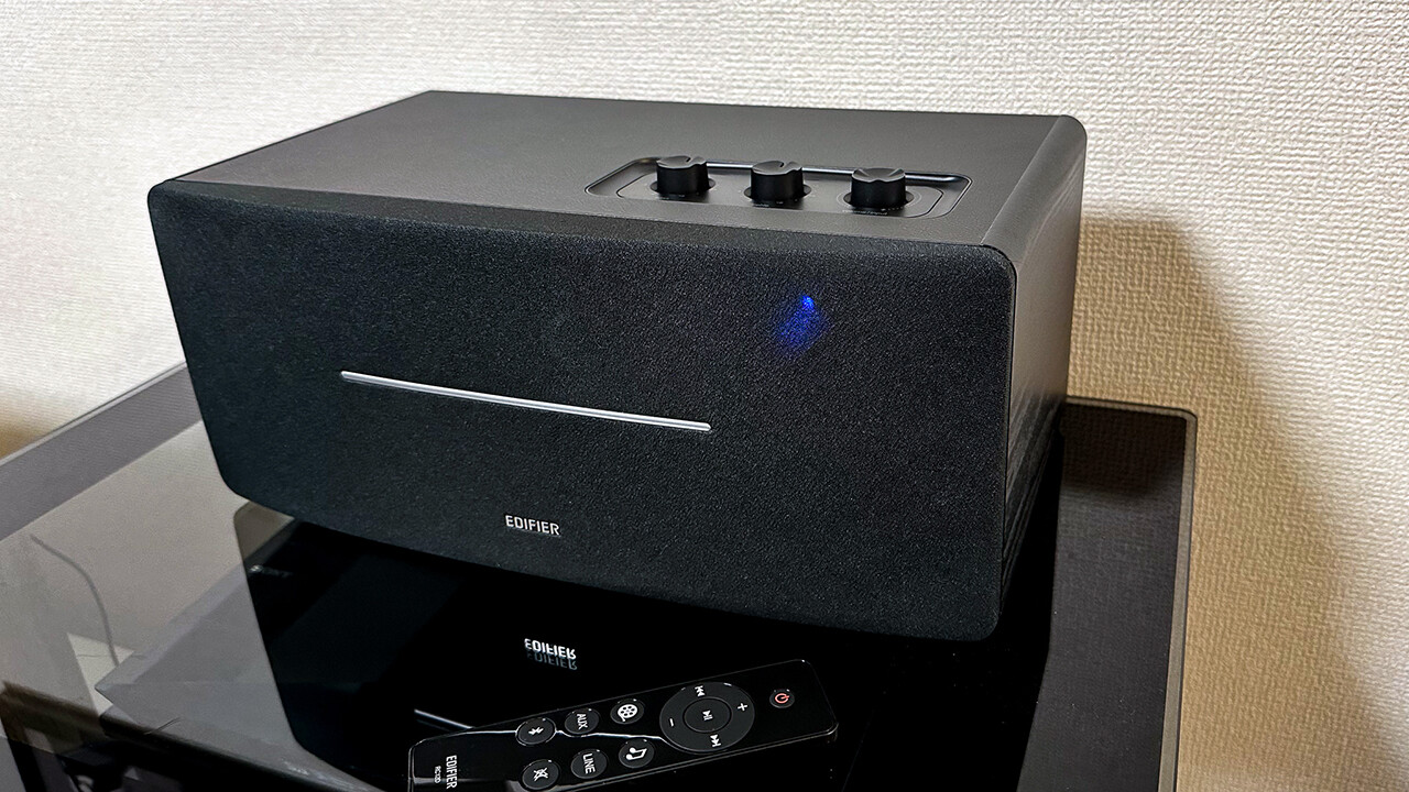 EDIFIER D12 ワイヤレススピーカー箱、説明書付き