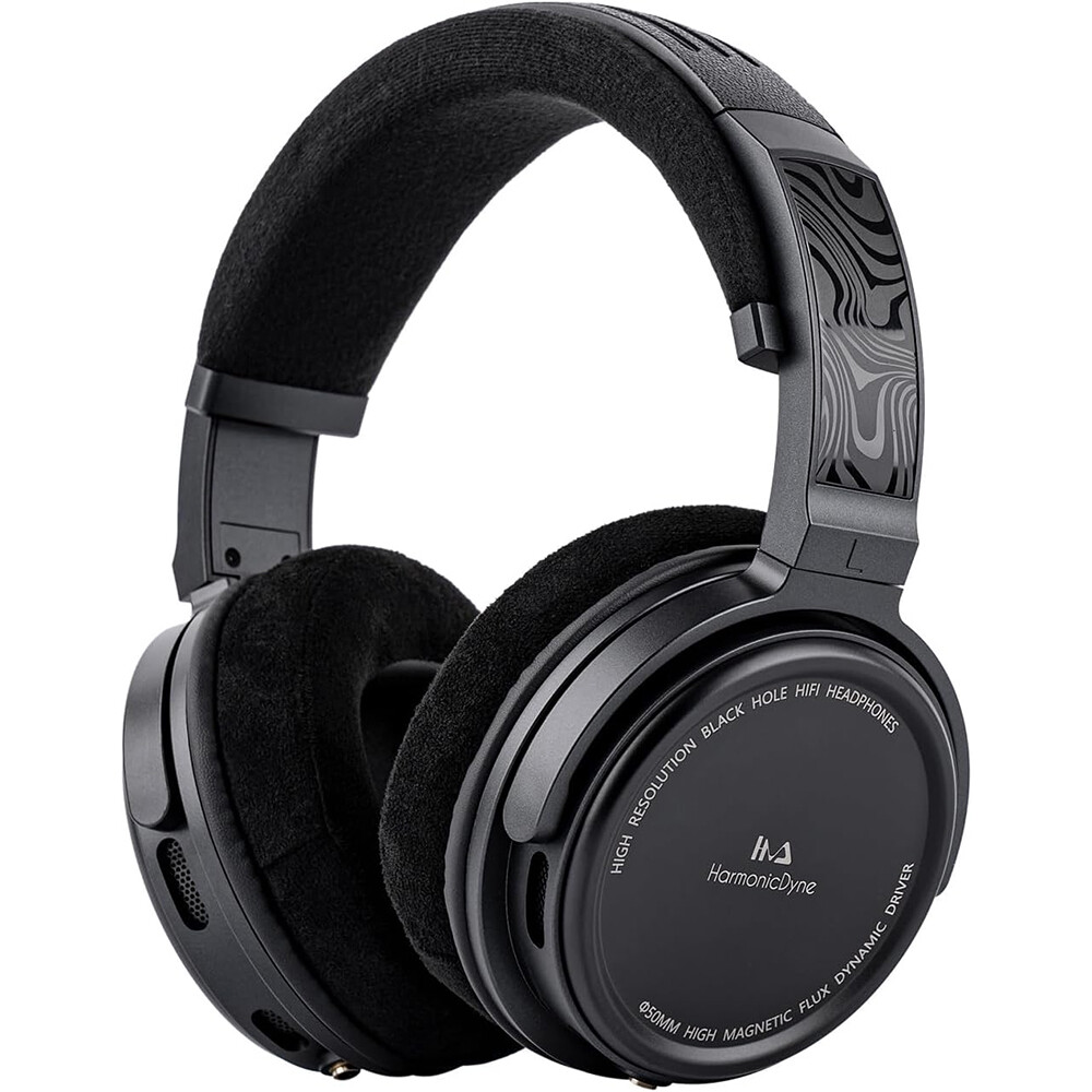 HarmonicDyne Black Hole」 50mmドライバーとセミオープン構造