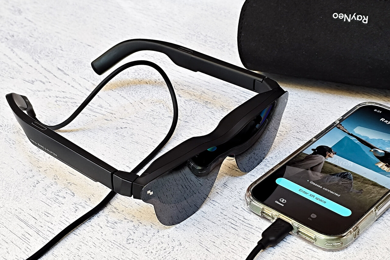 美品 RayNeo Air 4 Pro サングラス型ディスプレイ　スマートグラス RayNeo Air 4 Pro XRグラス｜大画面ARディスプレイで映画・ゲームを