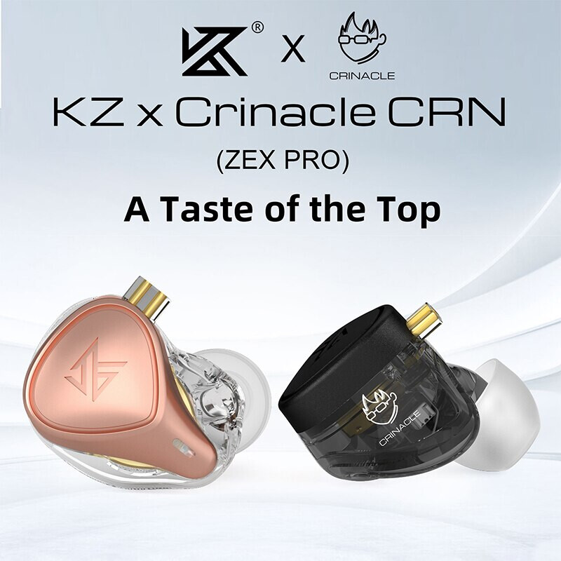 KZ x Crinacle CRN (ZEX Pro)」 KZの中華ESTハイブリッドの
