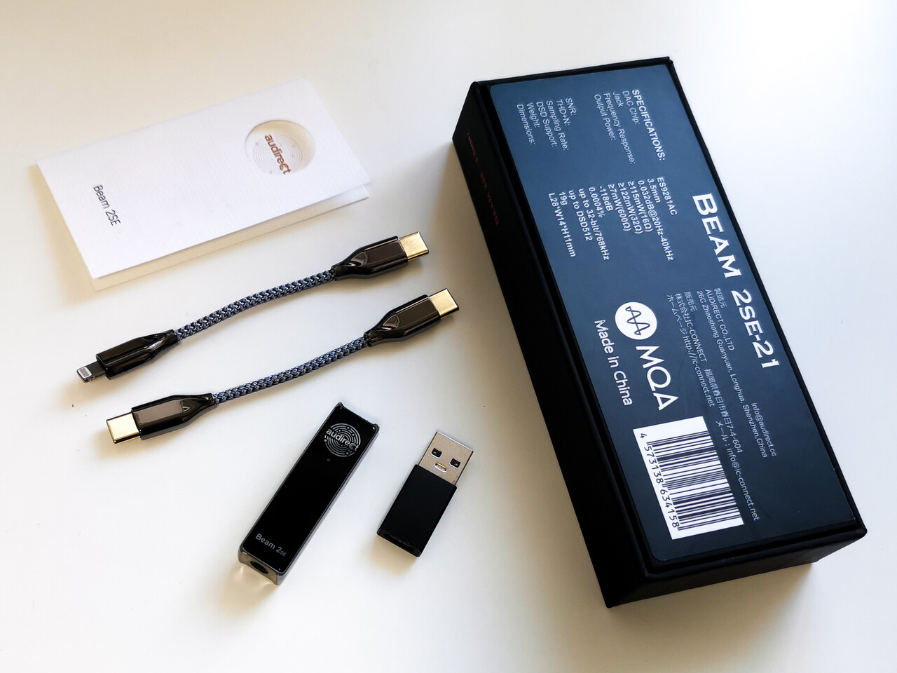 Audirect Beam2se-21」 高級感のあるメタルボディに明瞭サウンド