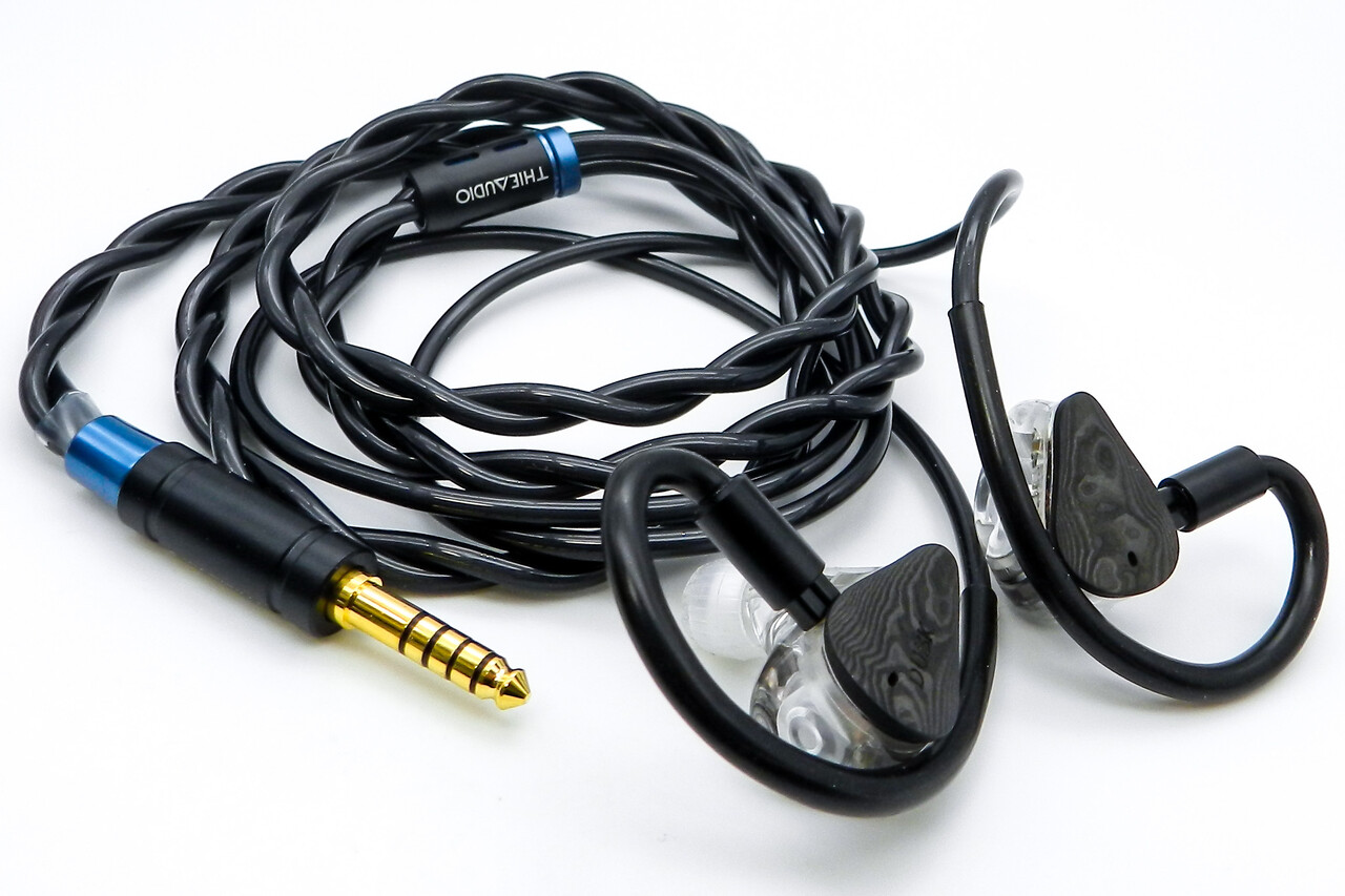 THIEAUDIO EliteNoir」 銀メッキ 5N / 4N LC-OFCケーブル ／ ミドル