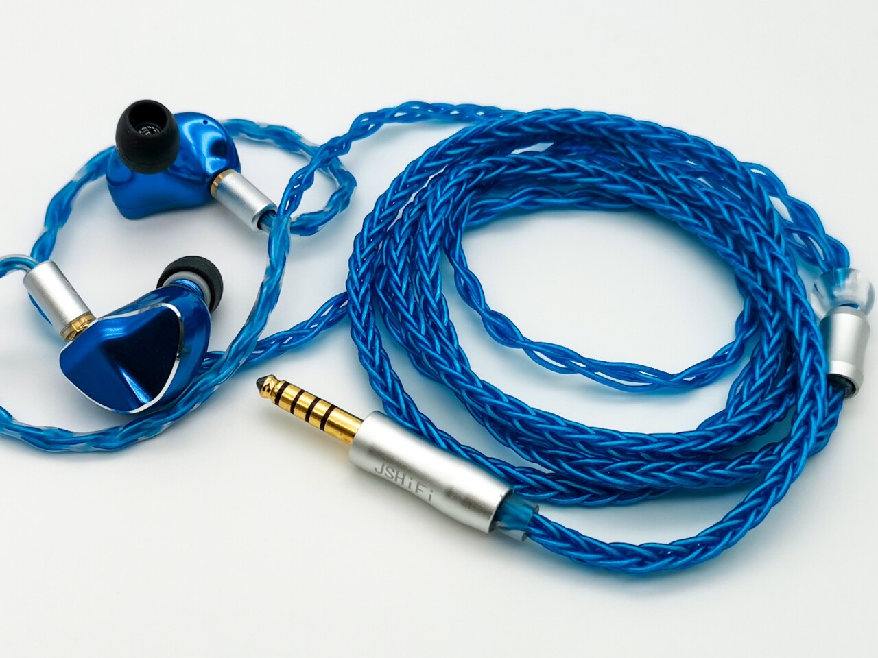 JSHiFi Hi8」「JSHiFi BS8」 8芯銀メッキ線ケーブル。手軽にリ