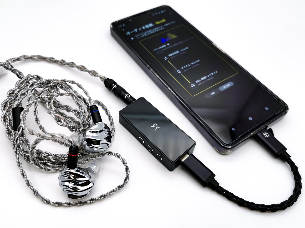 TRN shell BlackPerl　有線イヤホン DAC 美品　セット TRN Black Pearl 製品レビュー：初心者にもオススメ。早く出会い