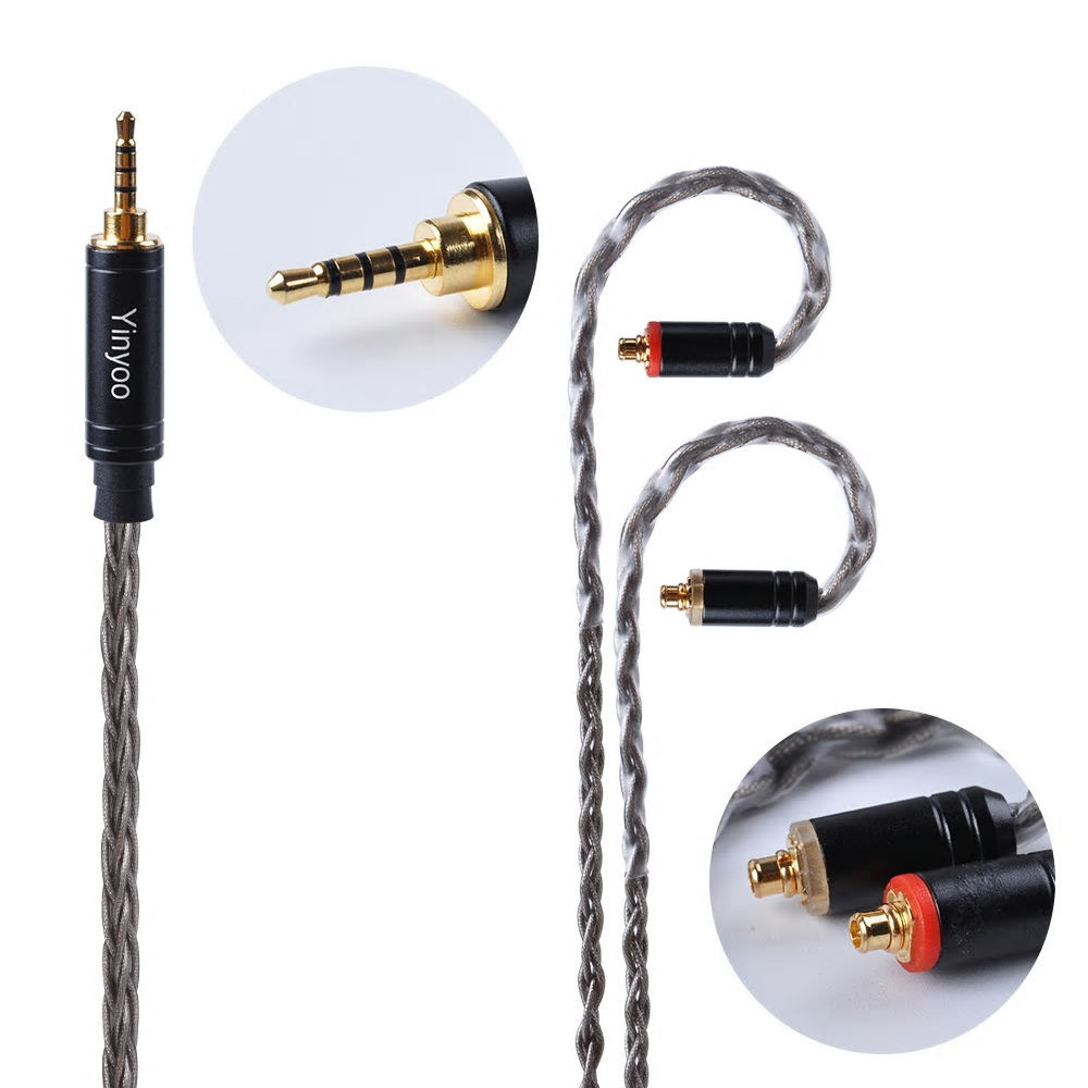【中古】HIFIMAN専用超高音質バランスケーブル【ふじっこ煮さんハンドメイド】 Amazon | オーディオファン 2.5mm 3極 ミニミニプラグ 両端子 L