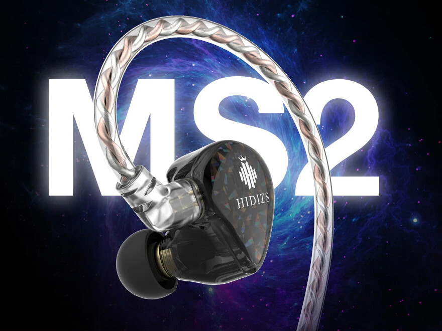 Hidizs MS2」 植物由来のカラフルな樹脂シェルに爽快感のある明瞭
