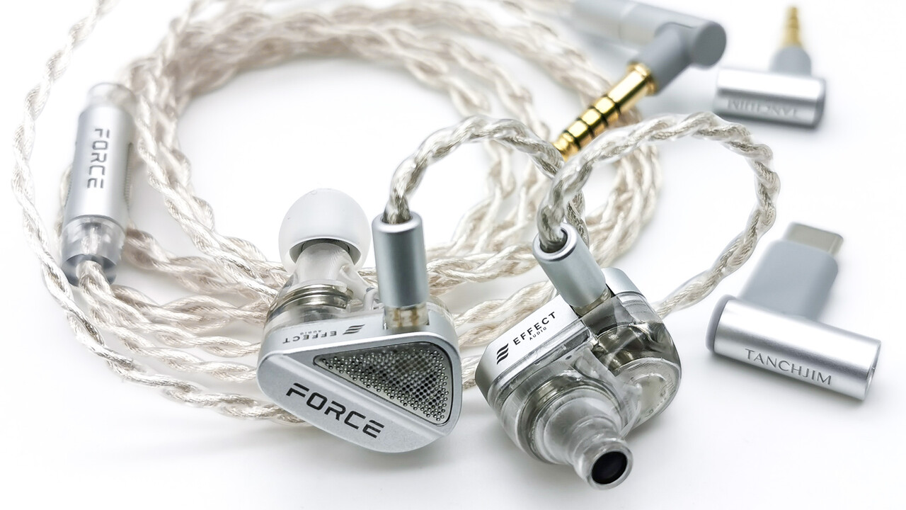 【未開封】TANCHJIM x EFFECT AUDIOコラボFORCE 有線 TANCHJIM X EFFECT Audio FORCE」 オープンバック構成の洗練され