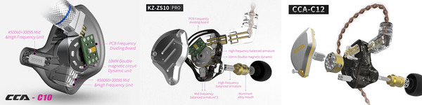 CCA C10/KZ ZS10 Pro/CCA C12