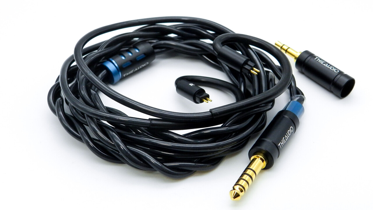 THIEAUDIO EliteNoir」 銀メッキ 5N / 4N LC-OFCケーブル ／ ミドル