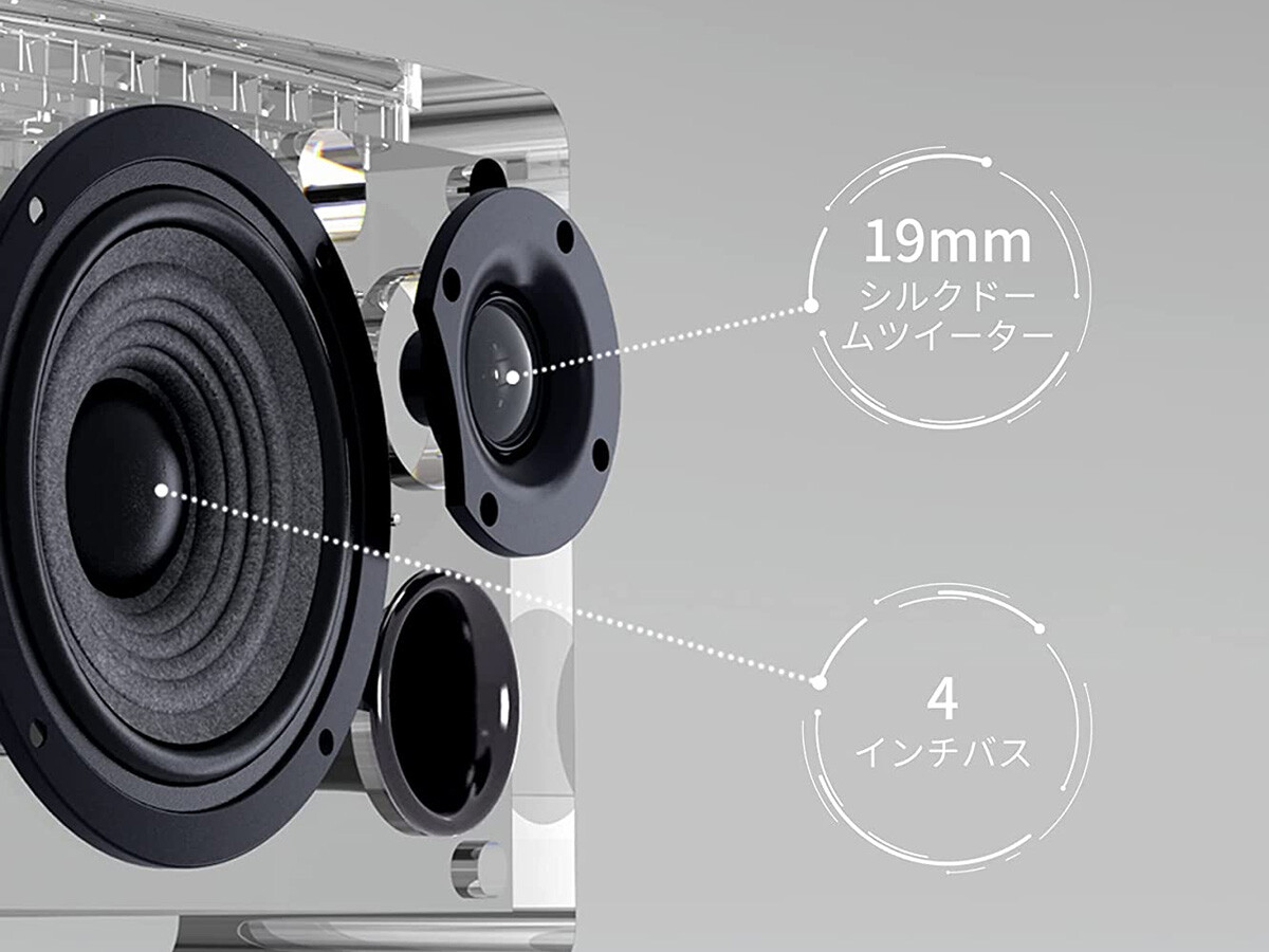 EDIFIER D12 ワイヤレススピーカー箱、説明書付き EDIFIER公式 | Edifier D12 Bluetooth ブックシェルフスピーカー