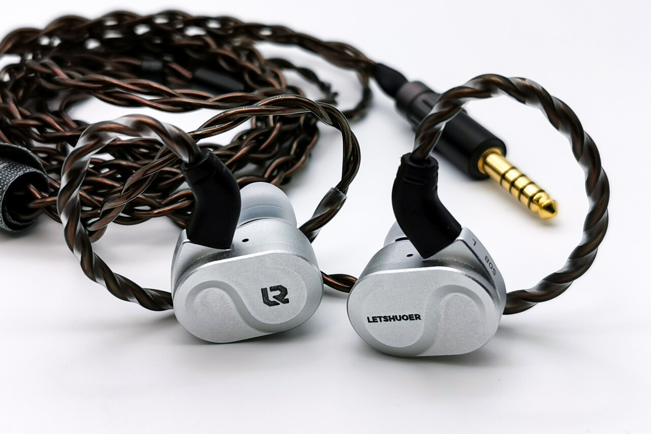 LETSHUOER S08 シルバー LETSHUOER S08 有線インナーイヤー型イヤホン 第四世代13mm