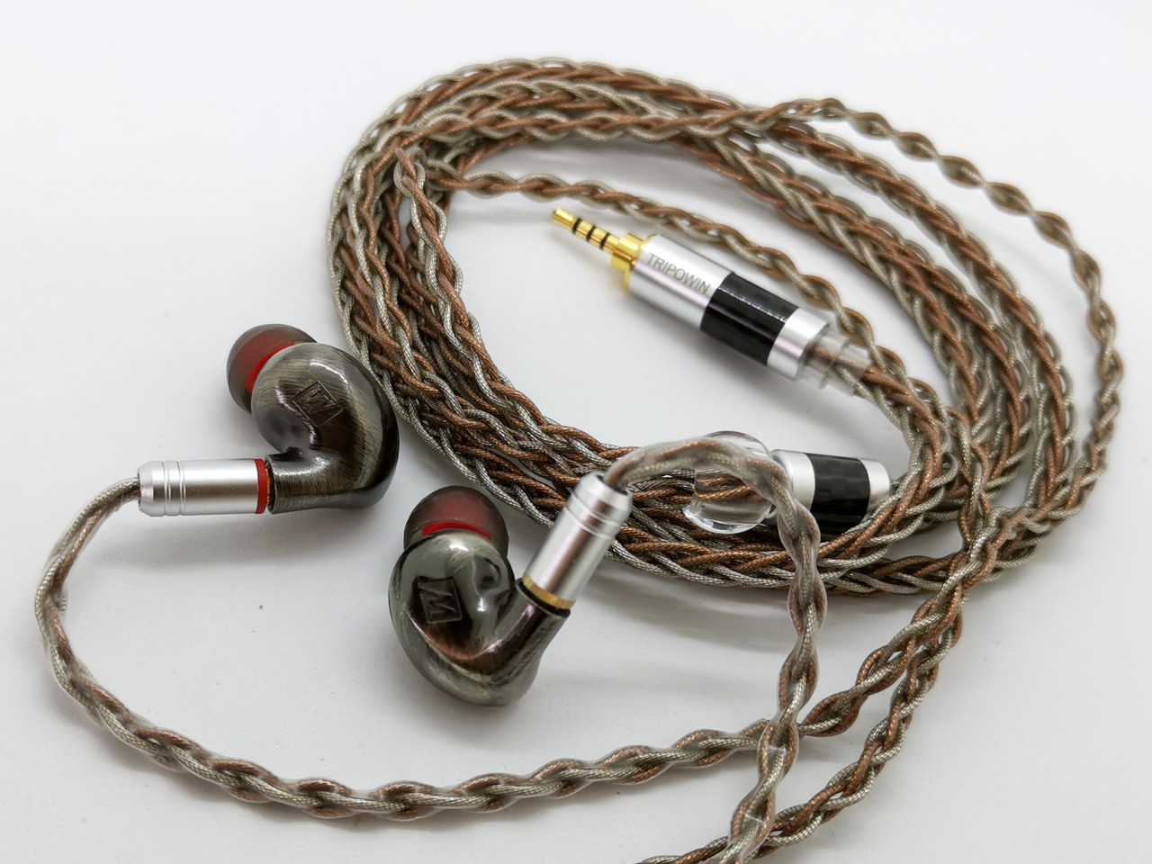 TRIPOWIN-C8」8芯ミックス線ケーブル ／ 「Linsoul HC-08」8芯OCC単