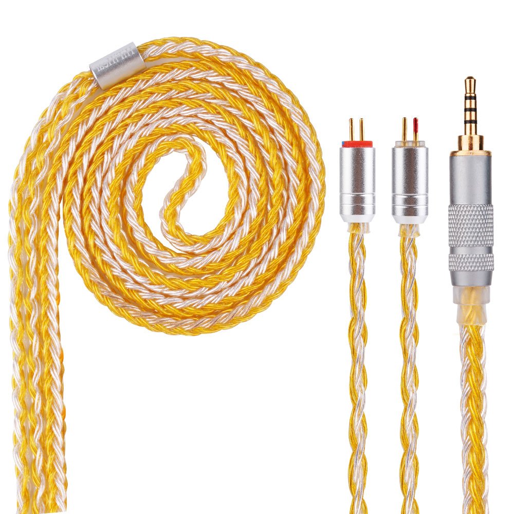 HiFiHear 「HiF4848」「HiF4850」 16芯 銀メッキ線ケーブル HiFiHear 「HiF4848」「HiF4850」 16芯 銀メッキ線ケーブル