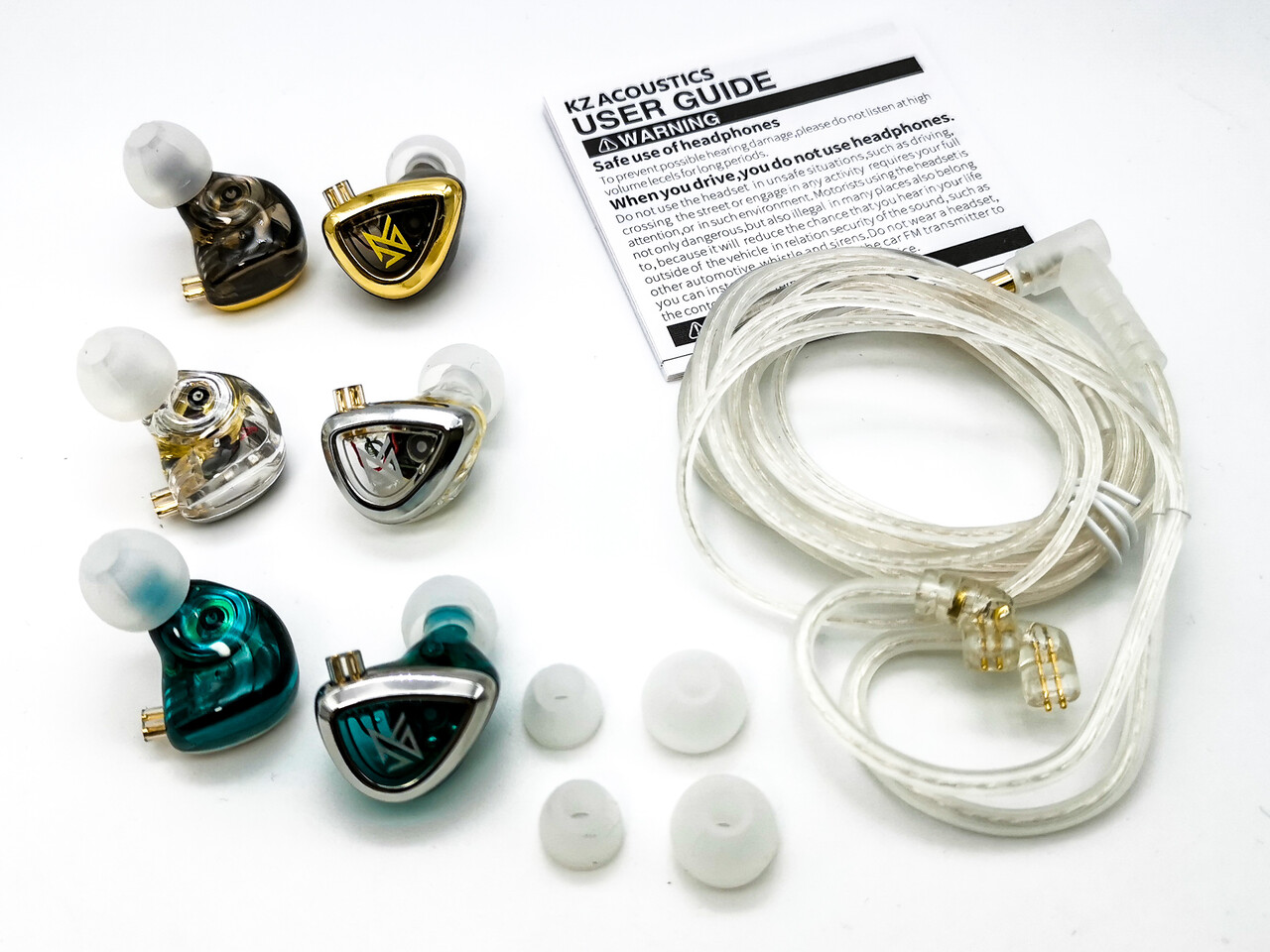 KZ EDA」 3種類のサウンドチューニングの本体が1個のパッケージに