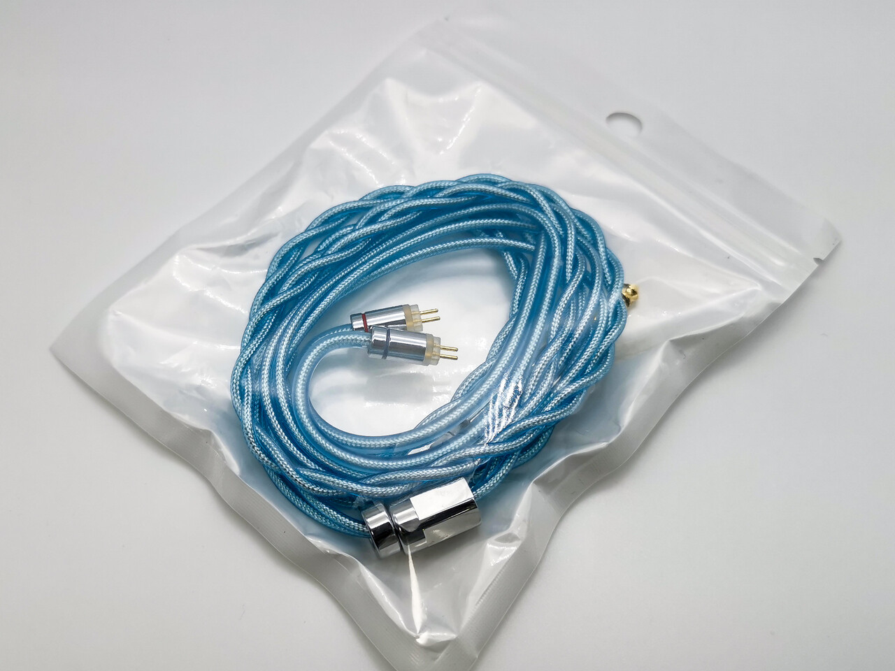 銀メッキ線 MCX 4.4mm/5極 リケーブル ADX5000 L5000 JSHiFi Shadow」銀メッキ線ケーブル ／ クールな外観とより明瞭