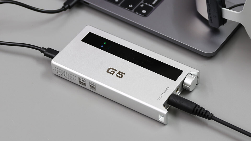らしにくい】 Topping G5 ポータブルヘッドホンアンプ DAC 内蔵 ポタアン アンプ ポータブル ヘッドフォン アンプ トッピング ハイレゾ  4.4mm 3.5mm ES9068AS LDAC Bluetooth スマホ iphone アンドロイド USB-C ライトニング ンプラグの 