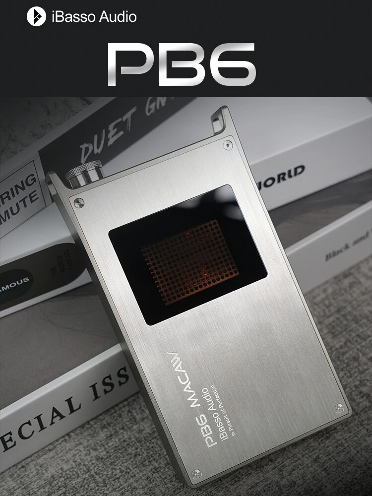 iBasso PB6 MACAW」 JAN6418真空管を4基搭載。TUBE/ClassABモード切替