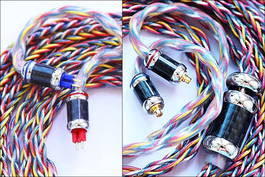 DIYキンバーケーブル最高スペックリケーブル C IEM 2pin/2.5mm DIYキンバーケーブル最高スペックリケーブル C IEM 2pin/2.5mm