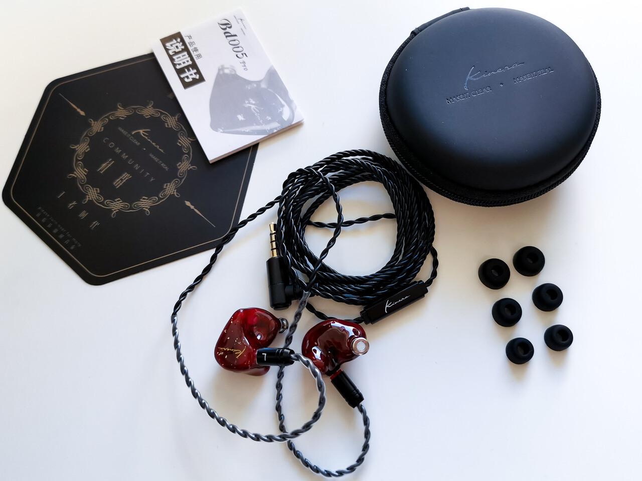 Kinera Bd005 Pro」 美しいシェルとベリリウムコートの明瞭で