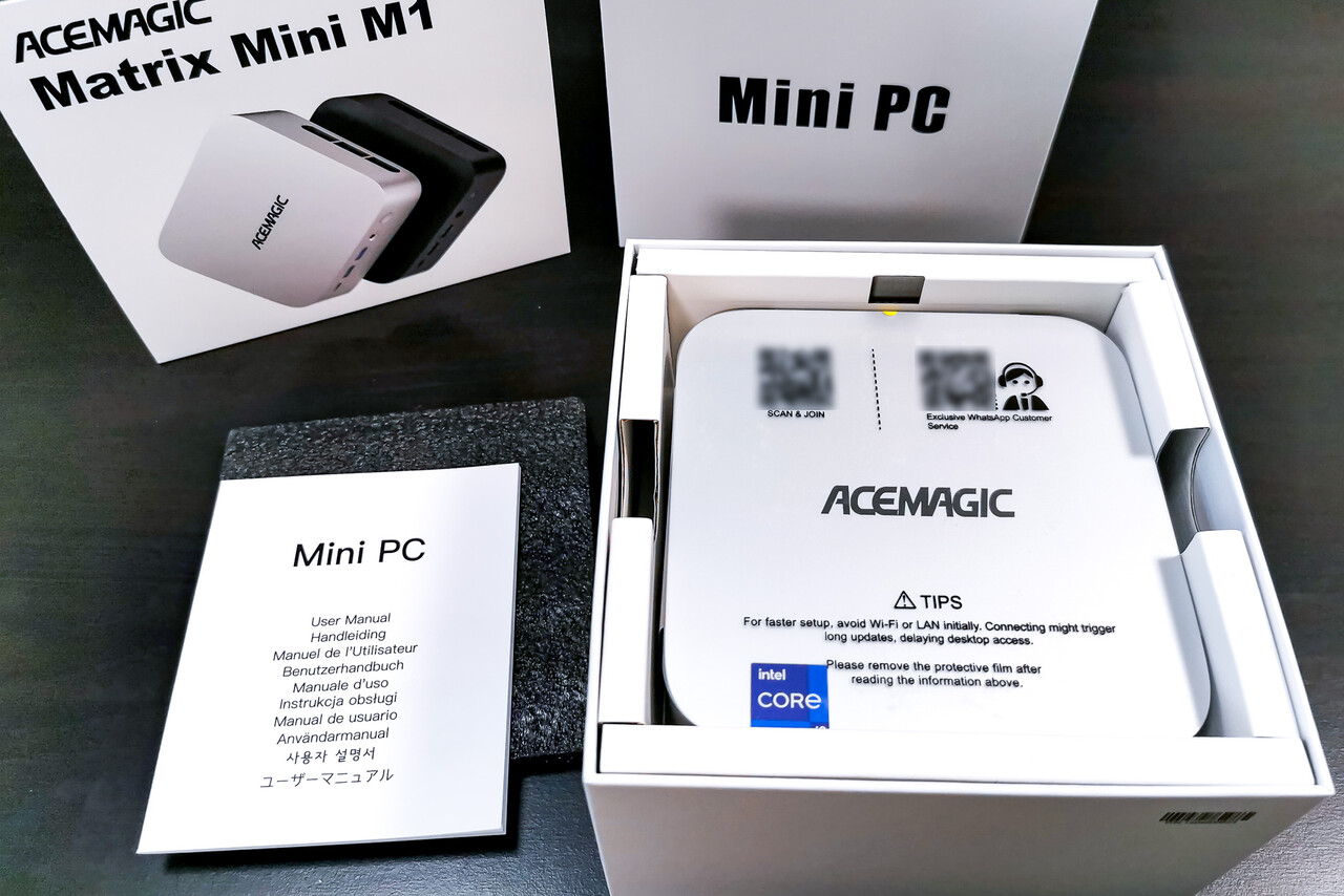 ACEMAGIC Matrix Mini M1」Mini PC (Intel Core-i9 11900H) ／ 数世代