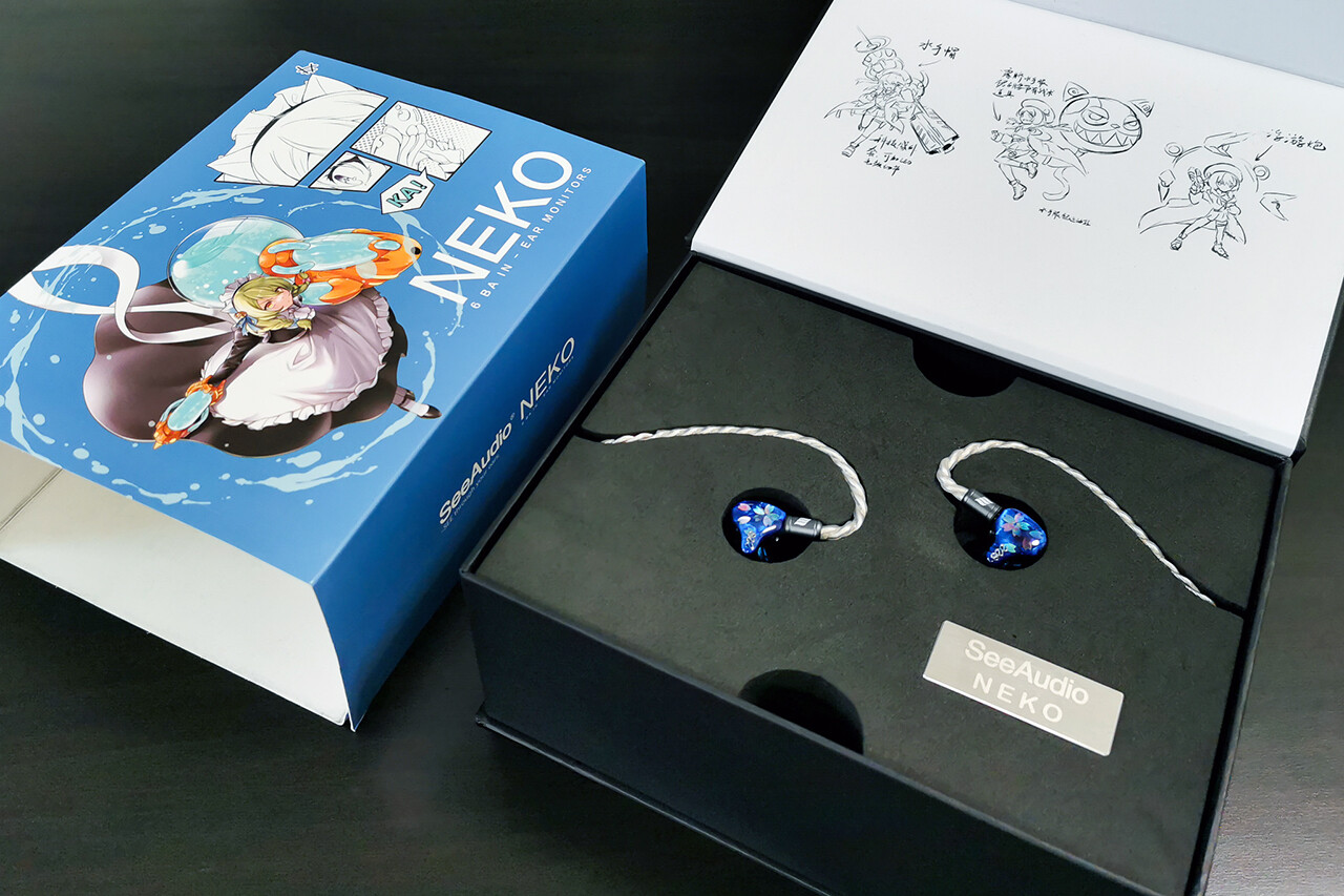 SeeAudio Neko (Int'l version)」 6BA構成&高品質ケーブル採用 SeeAudio Neko (Int'l version)」 6BA構成&高品質ケーブル採用