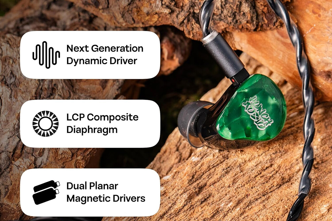 Punch Audio Portazo」 1DD+2Planar構成で+15dBの重低音の低域特化