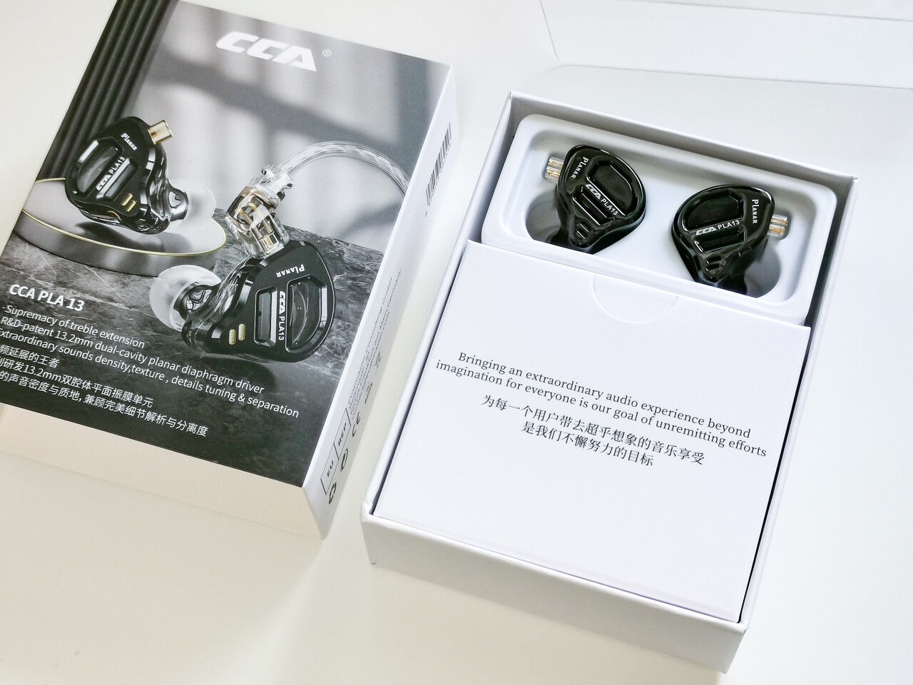 CCA PLA13」 13.2mm平面磁気ドライバー搭載で60ドル台を実現。十分な