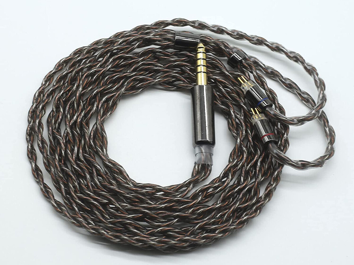 JSHiFi-晨」 4芯 銀・銅ミックス線 ケーブル ／ イヤホンの個性