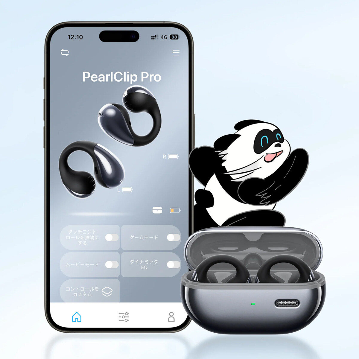 SOUNDPEATS、耳穴をふさがないイヤーカフ型ワイヤレスイヤホン