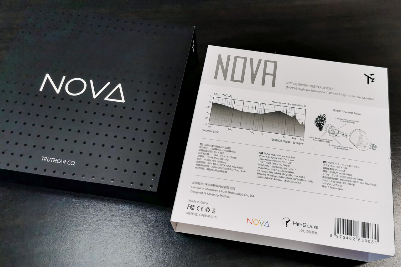 Truthear NOVA」 4BA+1DD構成でより完成度の高いフラット系 Truthear NOVA」 4BA+1DD構成でより完成度の高いフラット系