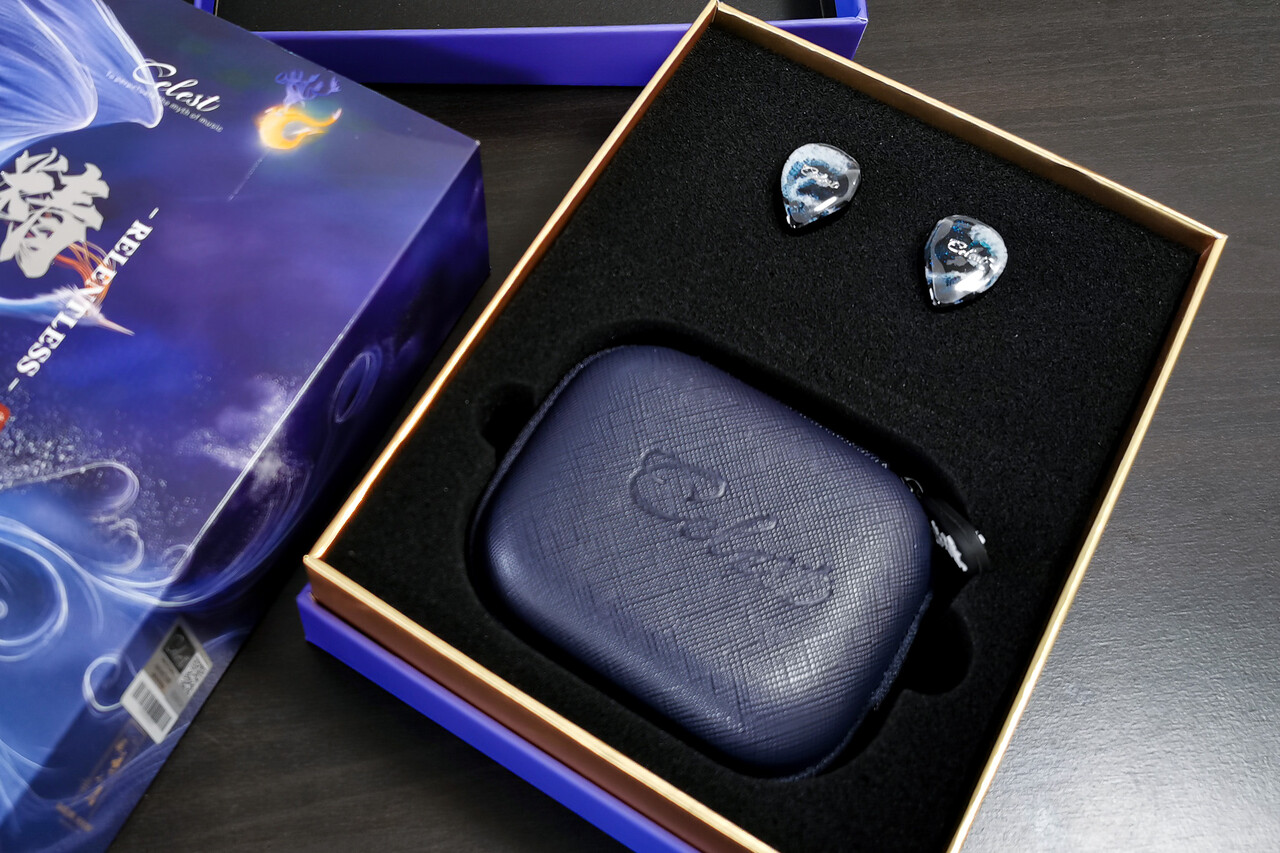 Kinera Celest Relentless」 美しい3Dプリントシェルに6BA+1DD構成を