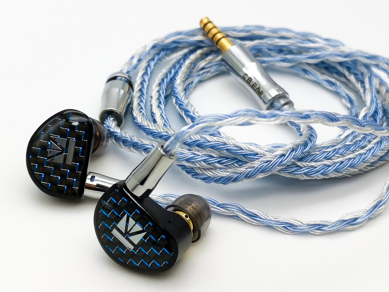 KBX4919」 KBEAR Expansion blue 24芯 銀メッキOFC線ケーブル KBX4919」 KBEAR Expansion blue 24芯 銀メッキOFC線ケーブル