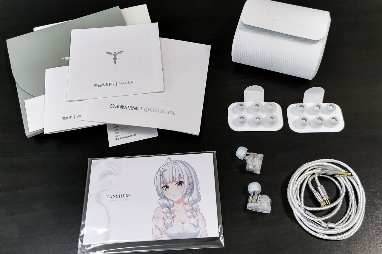 TANCHJIM KARA」 美しいクリアシェルに高性能ドライバー搭載の4BA+1DD