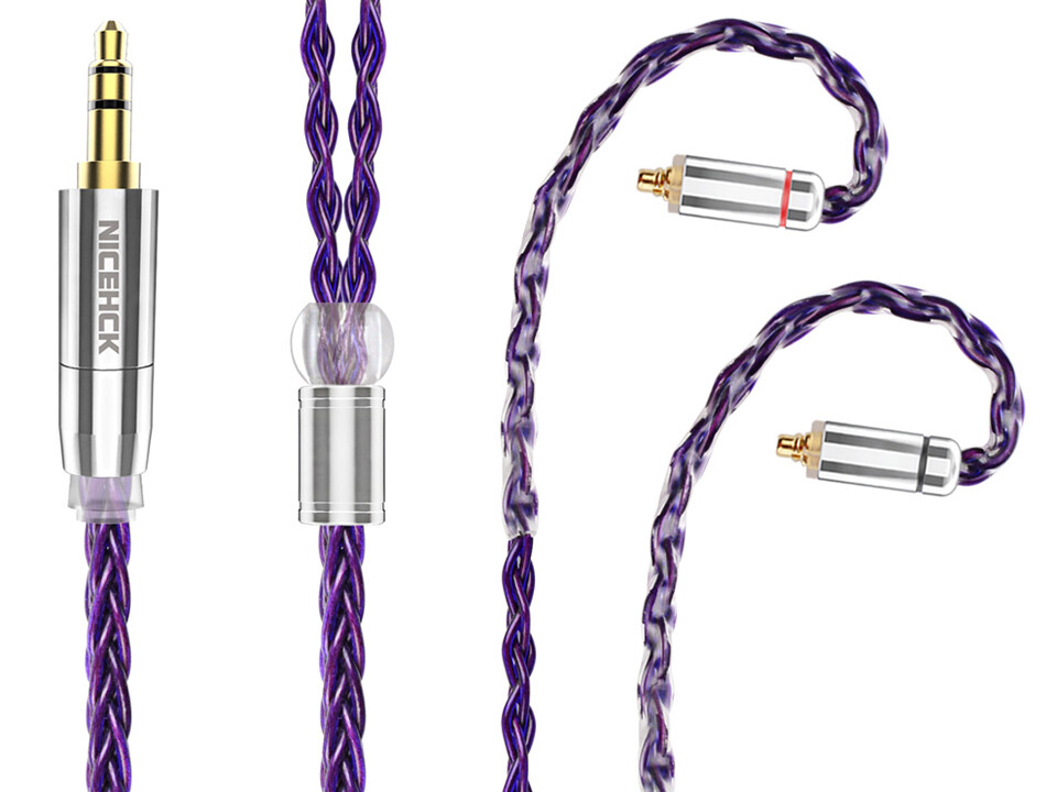 NICEHCK PurpleSE」 高純度無酸素銅(古河電工製) 8芯ケーブル NICEHCK PurpleSE」 高純度無酸素銅(古河電工製) 8芯ケーブル
