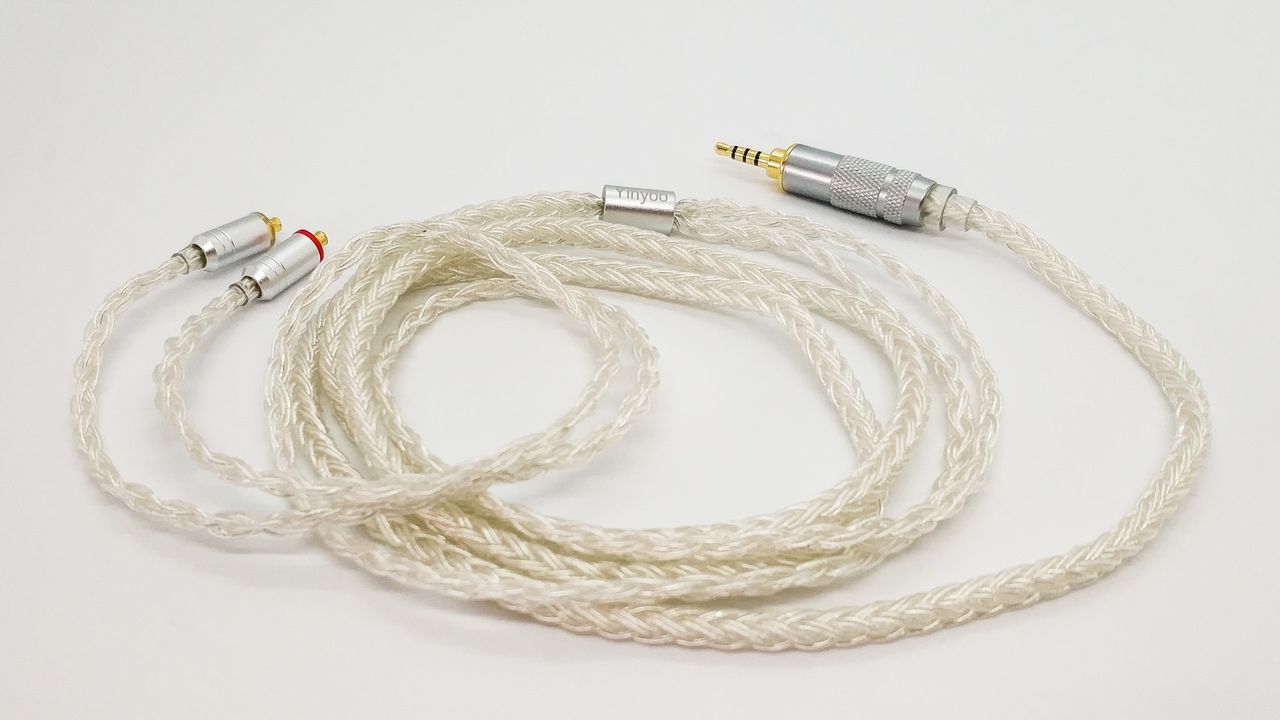 Yinyoo 「YYX4745」 Easyの新しい 16芯銀メッキOFC銅線ケーブル Yinyoo 「YYX4745」 Easyの新しい 16芯銀メッキOFC銅線ケーブル