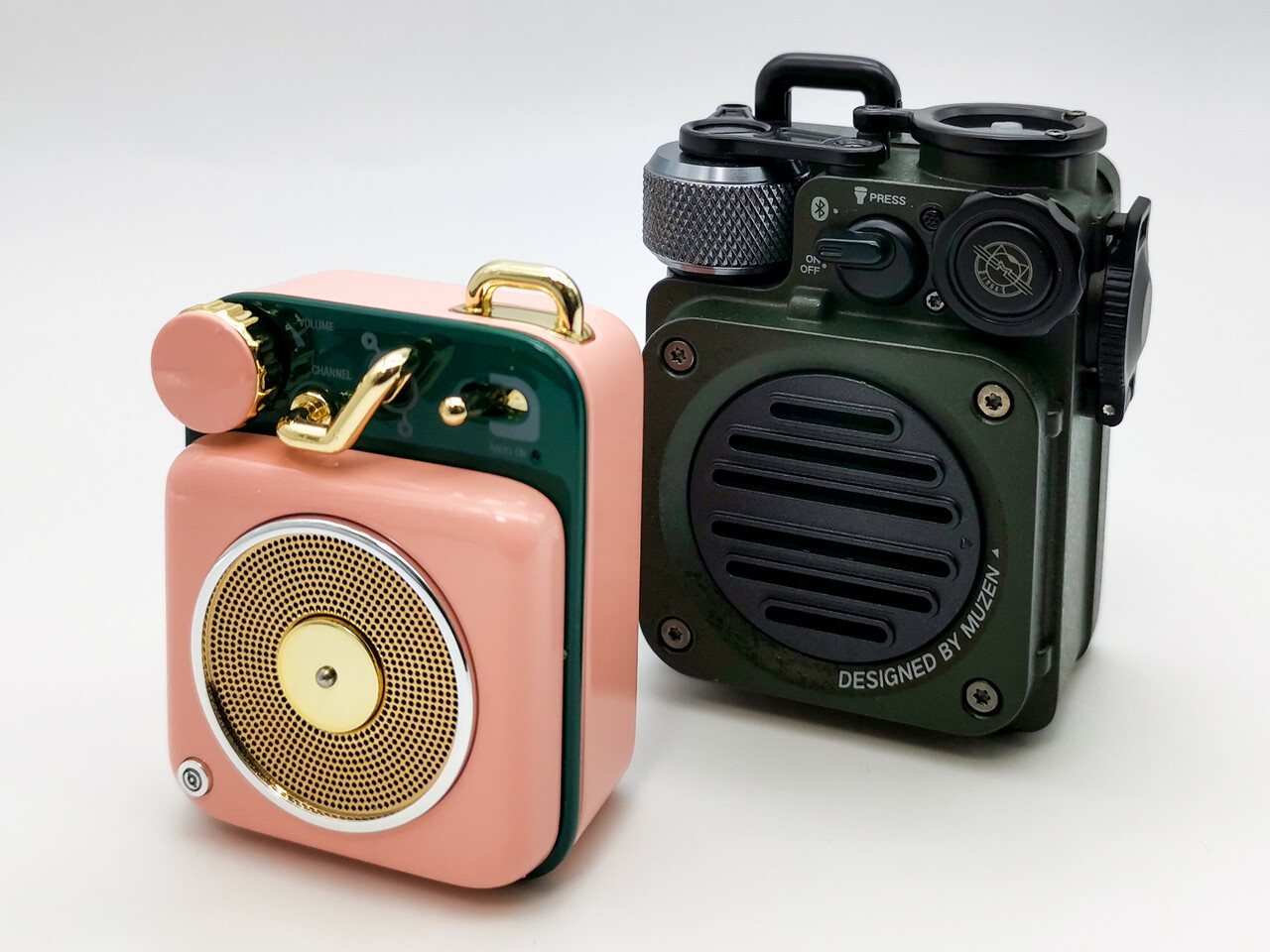 MUZENワイヤレススピーカー NOMUSIC NO BRUNT 付き