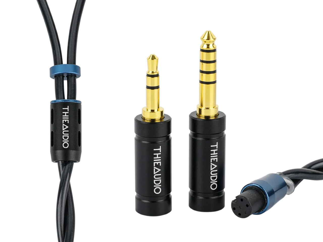 THIEAUDIO EliteNoir」 銀メッキ 5N / 4N LC-OFCケーブル ／ ミドル