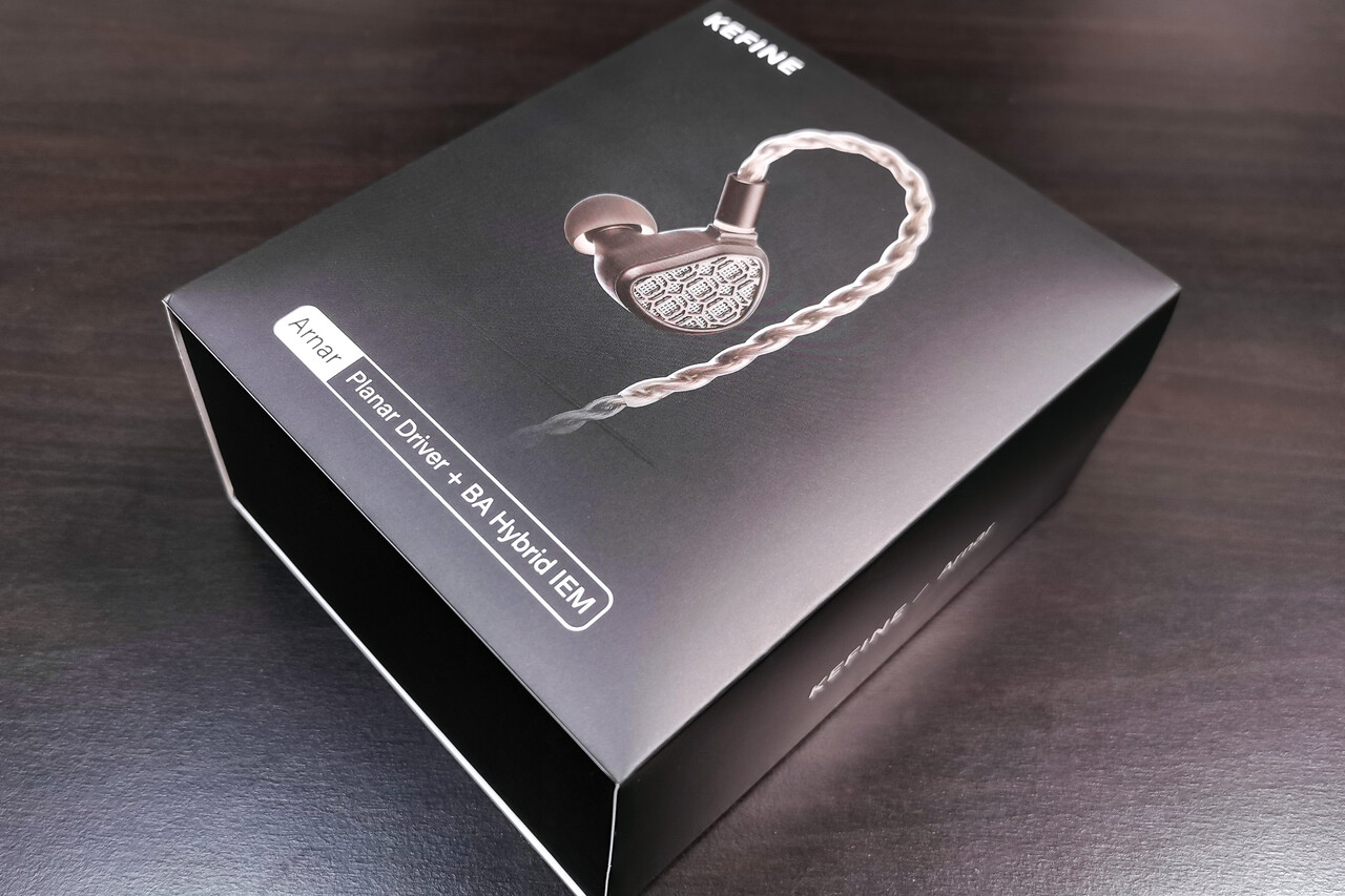 KEFINE ARNAR」 14.5mm平面駆動＋Knowles製BA。ドライバー構成を活かし