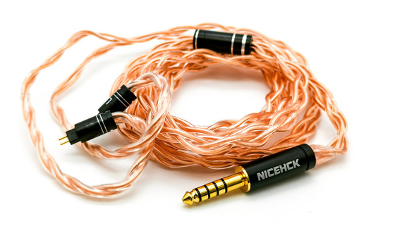 NICEHCK GCT5」 4芯 5N OCC 高純度単結晶銅線ケーブル ／ より高