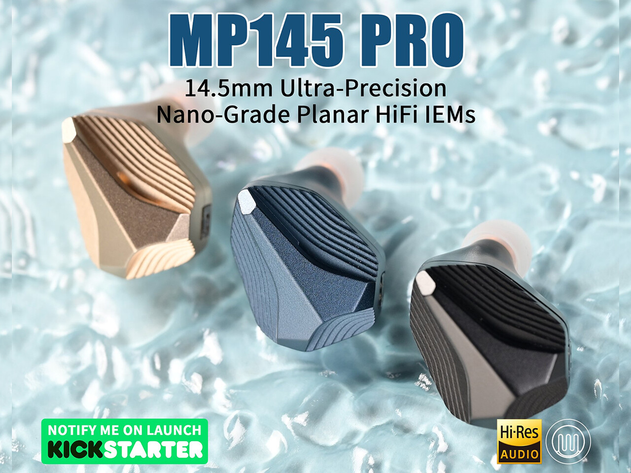 HIDIZS MP145 PRO」 進化した14.5mm平面ドライバー搭載。特徴的な