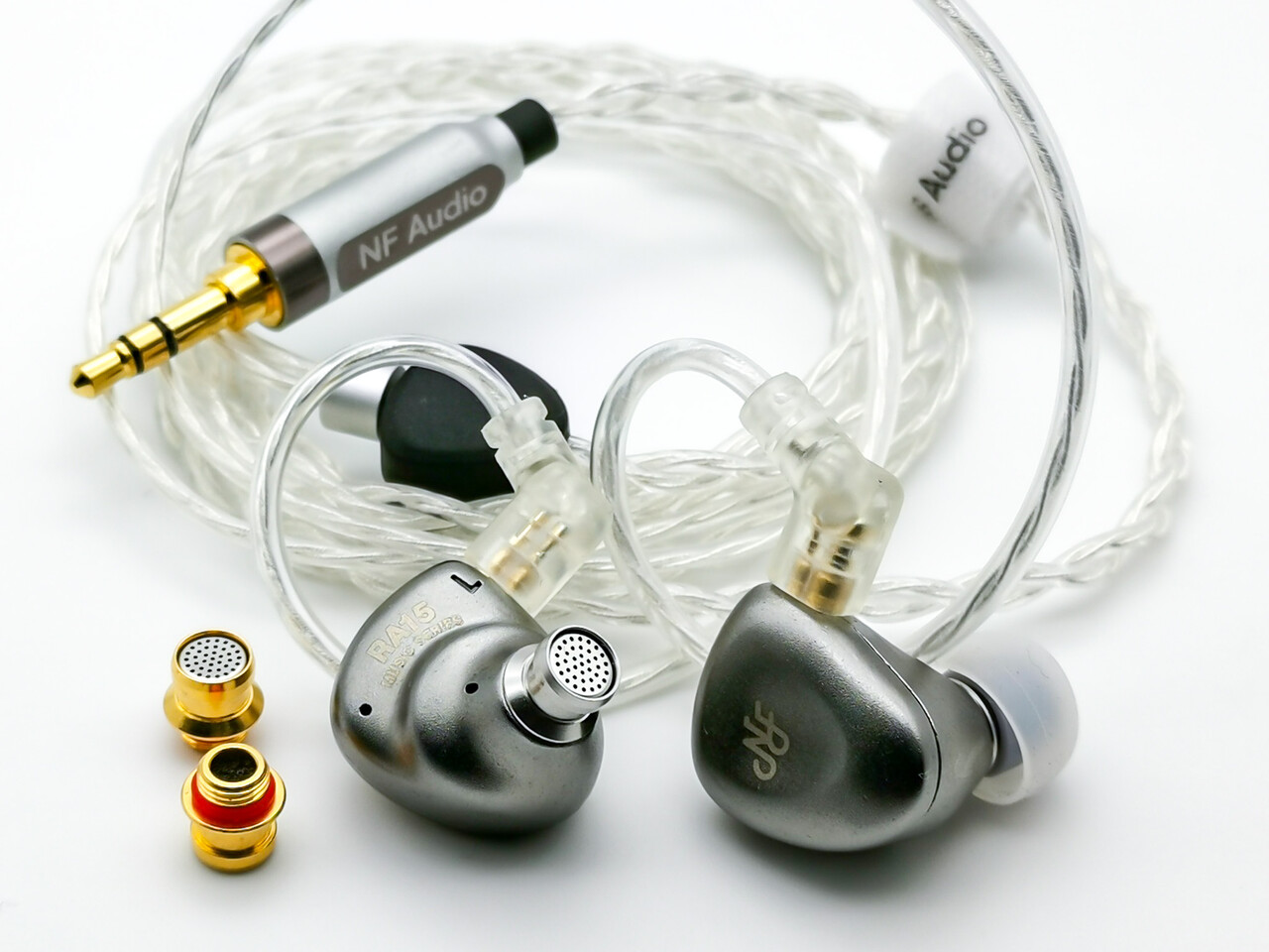 【お1人様1点限り】 NF Audio チューブ交換 メタルシェル イヤホン 仰々しい RA15 イヤホン