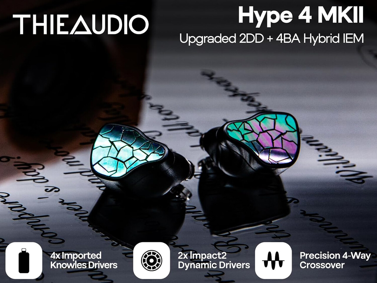 THIEAUDIO HYPE 4 MKII」 第2世代IMPACT2とKnowles BAで刷新。最新