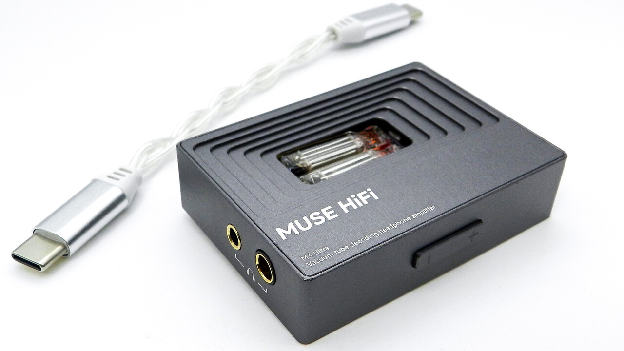 MUSE HiFi M3 Ultra」 55gの最小クラスでハイレゾ仕様にJAN6418真空管