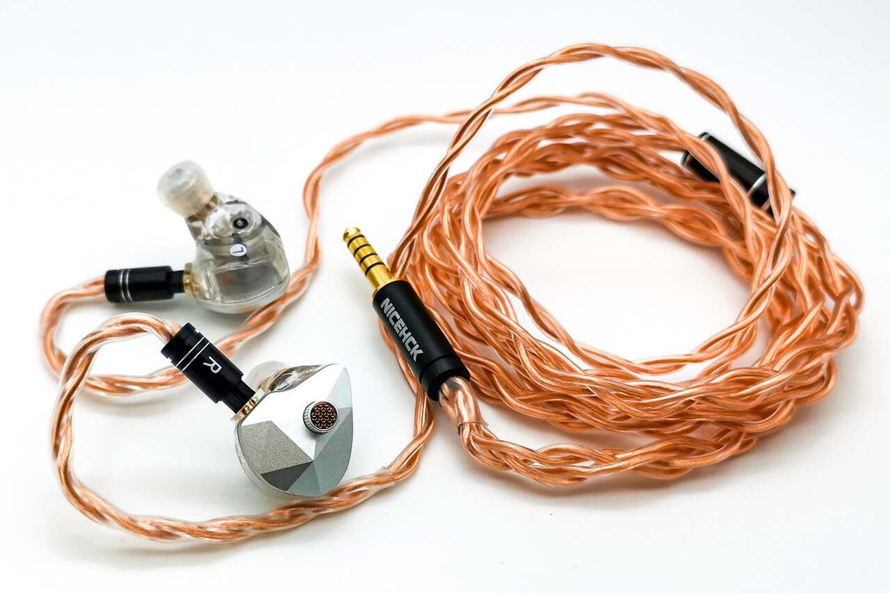 NICEHCK GCT5」 4芯 5N OCC 高純度単結晶銅線ケーブル ／ より高品質に
