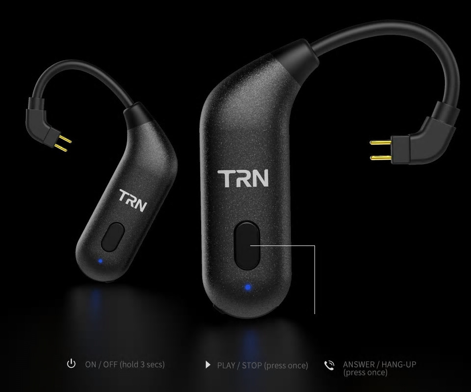 TRN BT20S」 aptX対応イヤーフック型完全ワイヤレスアダプタ & KZ純正