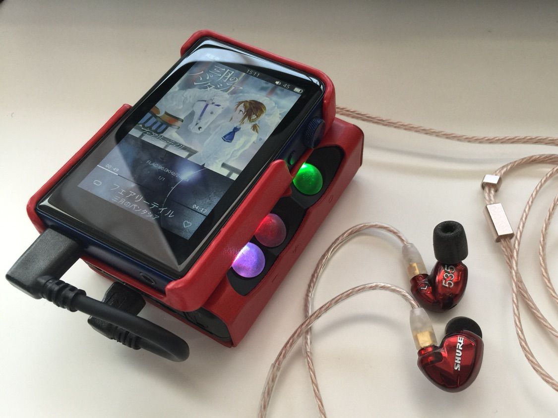 Shanling M2s」にイロイロつないで遊んでみた。iPod touch 6世代 64GB ピンク。【接続&活用編 Shanling M2s」にイロイロつないで遊んでみた。専用出品です。【接続&活用編