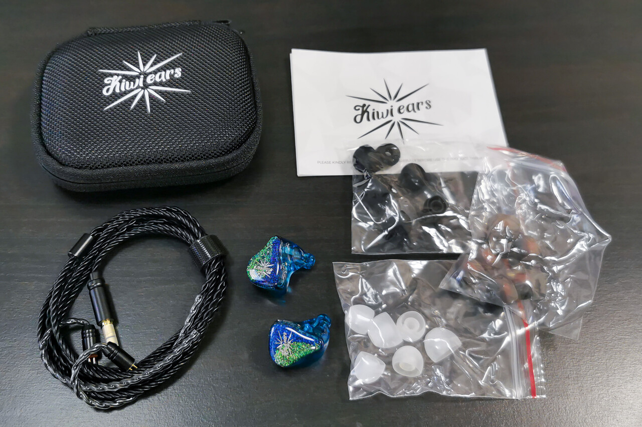 Kiwi Ears Forteza」 独自の3Way仕様1BA+2DD構成。美しいデザインに