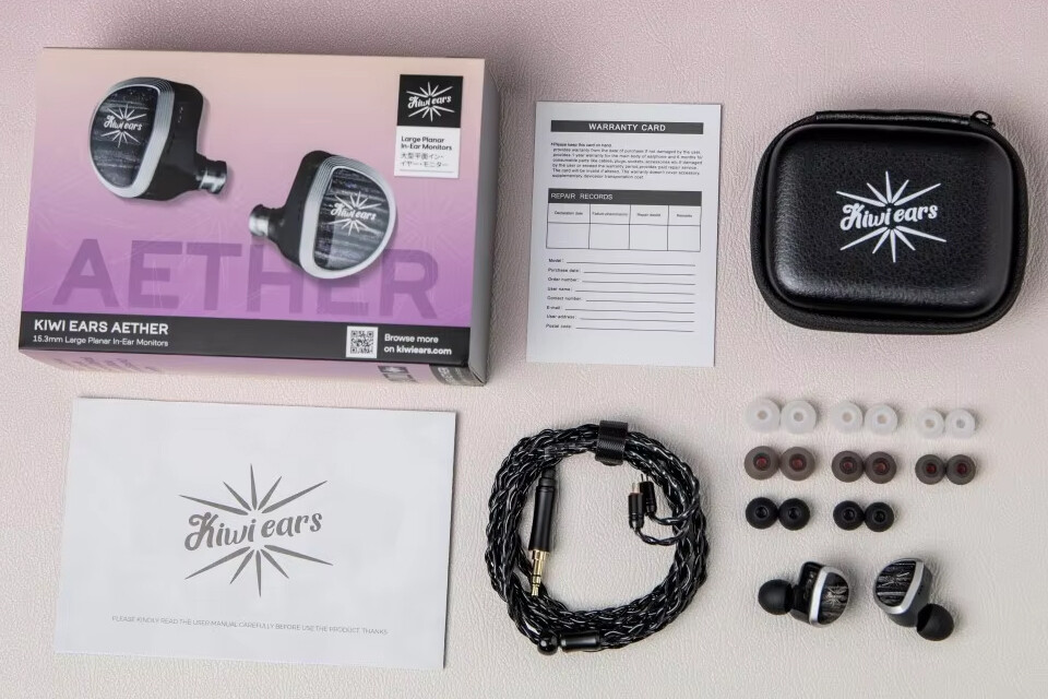 Kiwi Ears Aether（15.3mm大型平面ドライバー） Kiwi Ears Aether レビュー：平面磁気ドライバーの魅力を手頃な