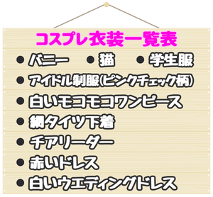 エナココスプレ一覧表